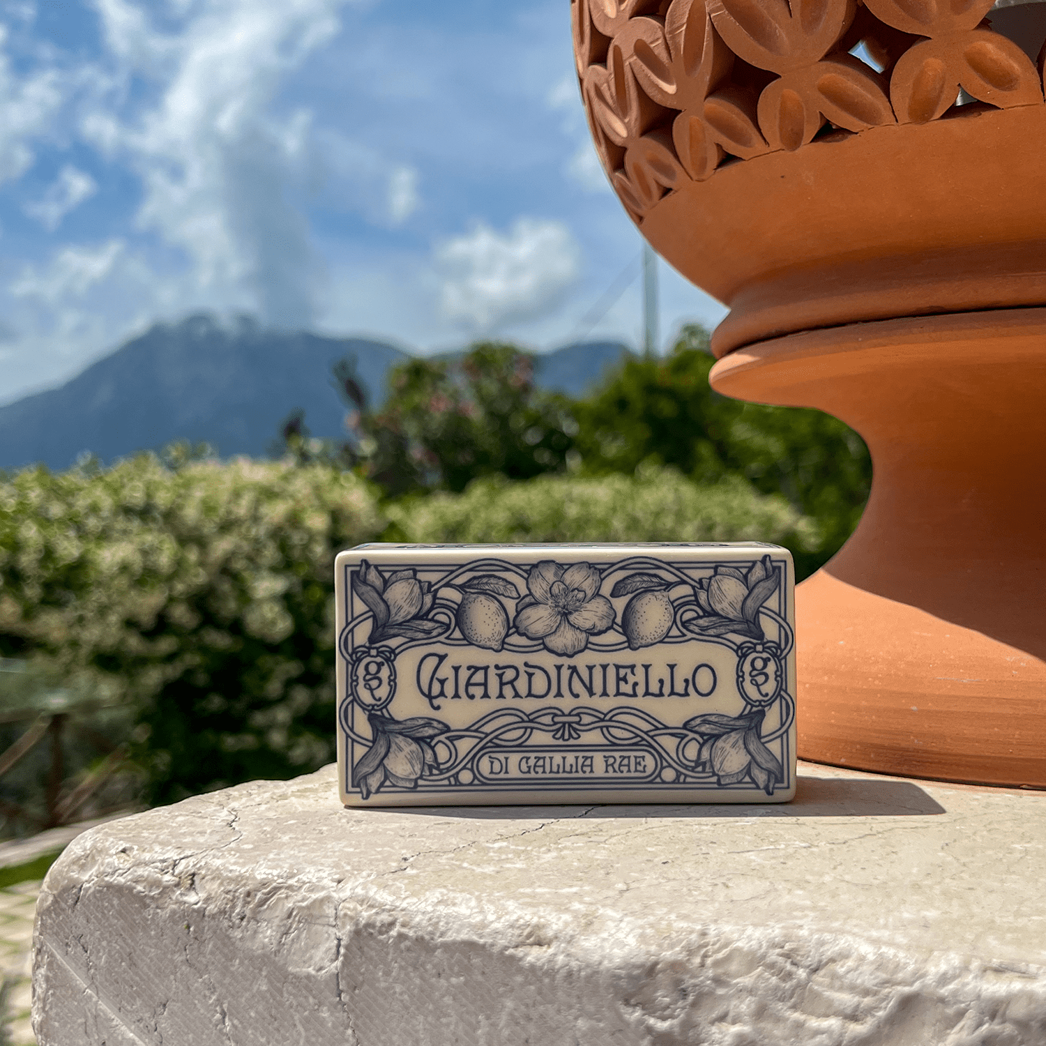 Ceramic Matchbox | Creamware Match Holder & Trinket Box