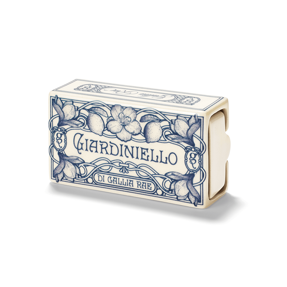 Ceramic Matchbox | Creamware Match Holder & Trinket Box