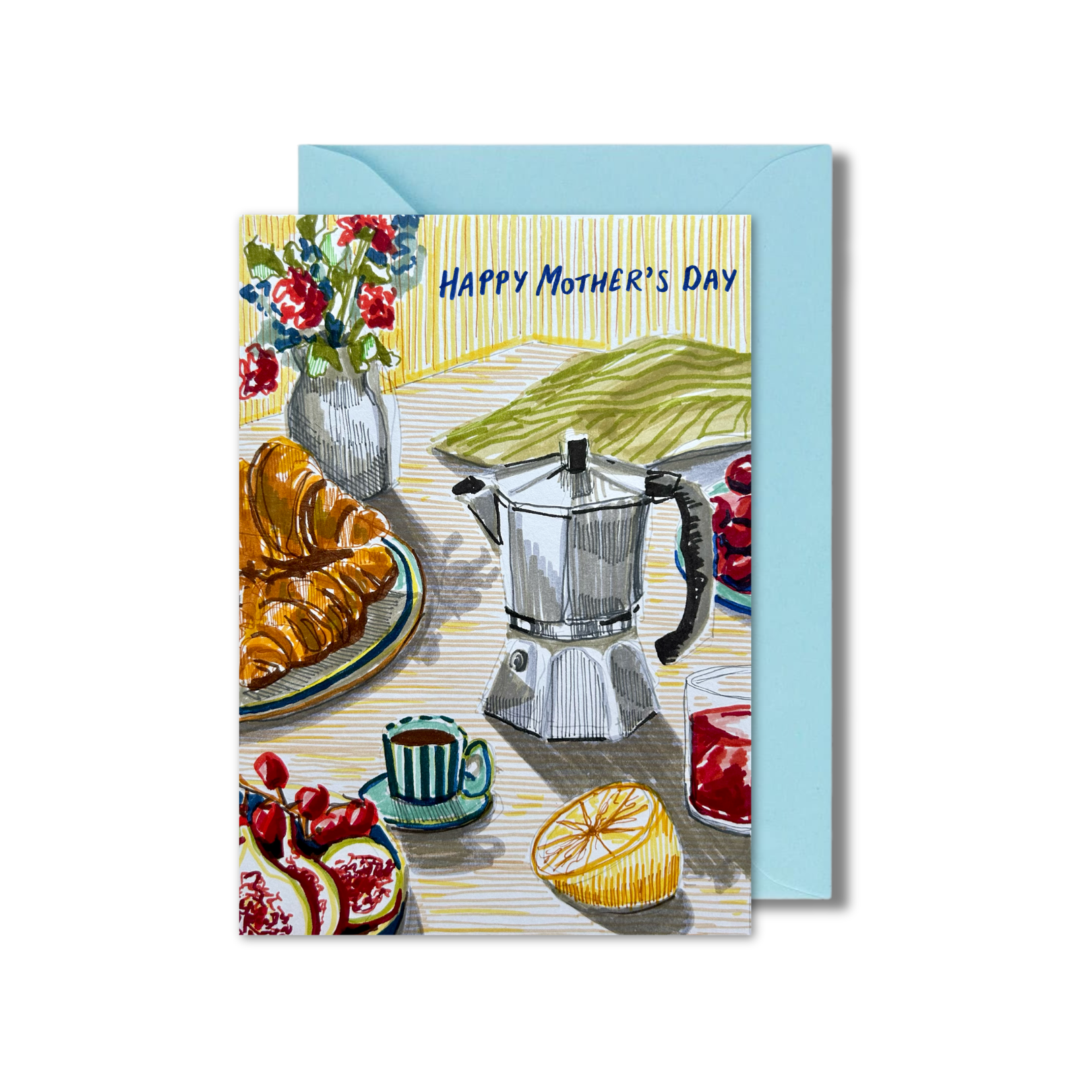 Mother's Day Card | Italian Breakfast - Gallia Rae