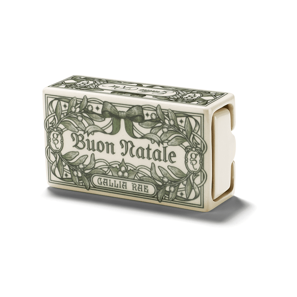 Ceramic Matchbox | Creamware Match Holder & Trinket Box